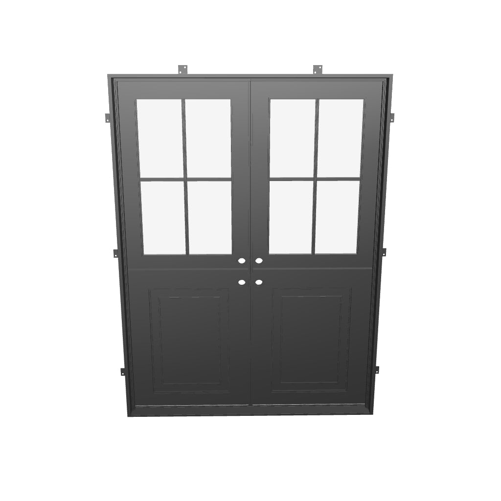 Air Getty Dutch double flat luxury steel Dutch entry doors for residential homes