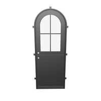 Air Getty Dutch with Thermal Break - Single Full Arch | Standard Sizes by Pinky’s Iron Doors — home doors, view 7