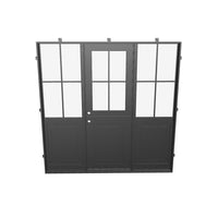Air Getty Dutch with Side Windows - Single Flat by Pinky’s Iron Doors — home doors, view 7