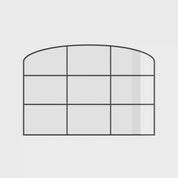 Air Window - Wide Fixed Landscape with Mini Arch Top | Customize