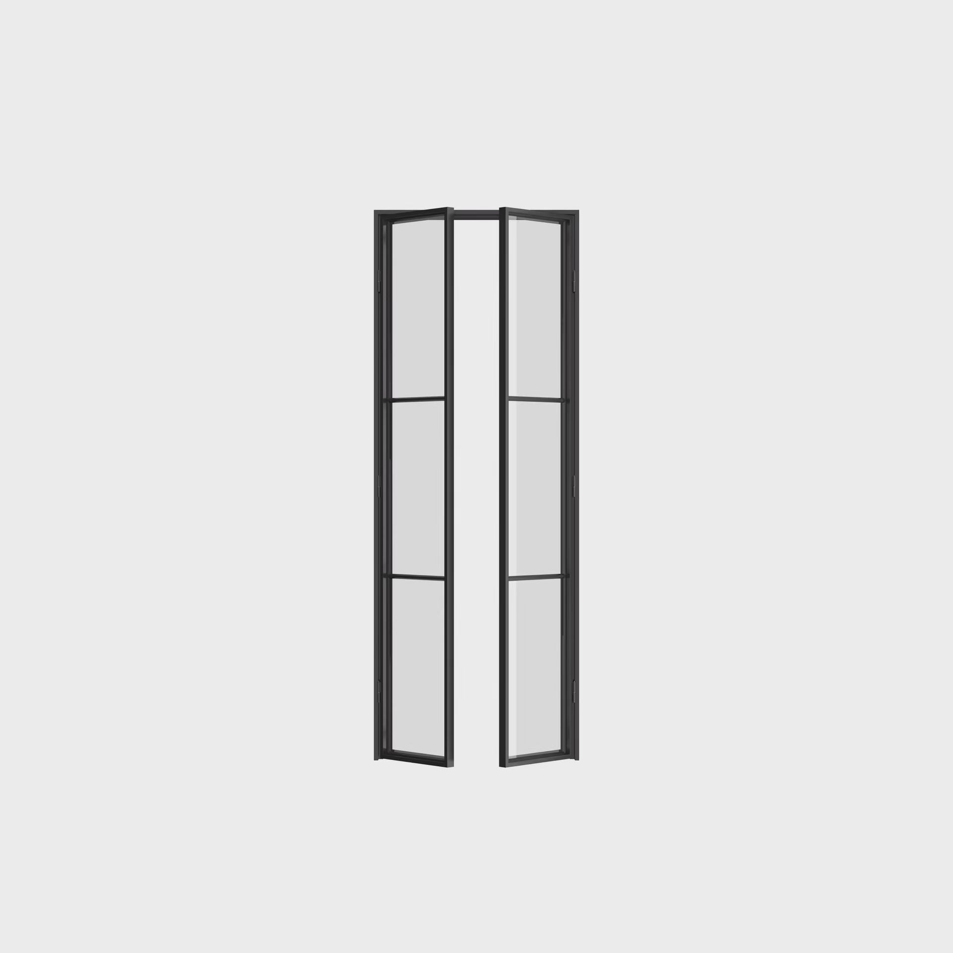 Air 4 double flat pantry steel doors with strong frame and modern design