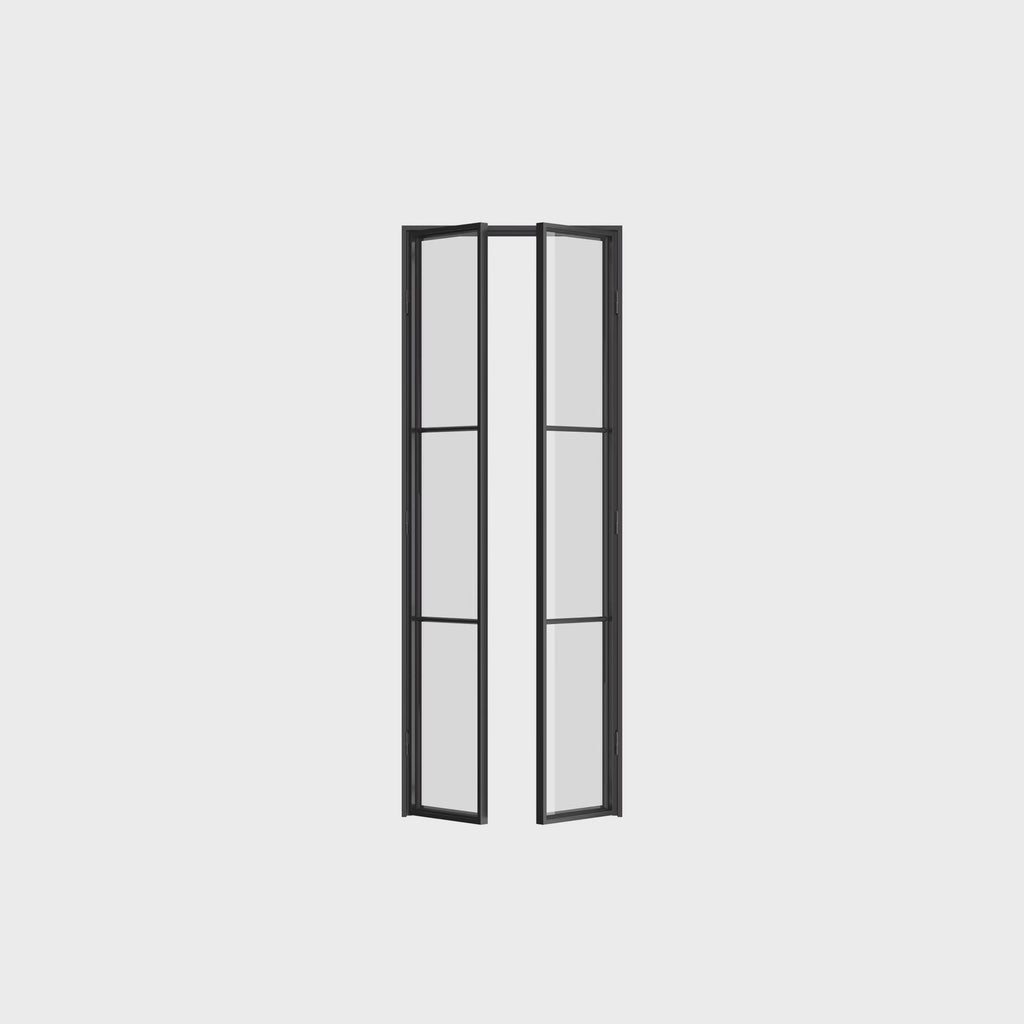 Air 4 double flat pantry steel doors with strong frame and modern design