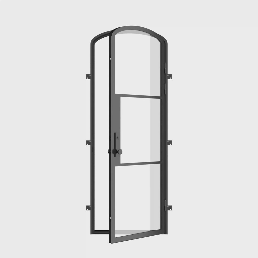 Air 4 single mini arch exterior door with durable steel construction