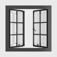 Air Window 1V 2H - Double Casement Square | Standard Sizes