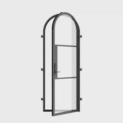 Air 4 single full arch exterior door with durable architectural steel