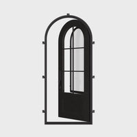 Bristol with Thermal Break - Single Full Arch | Standard Sizes by Pinky’s Iron Doors — home doors, view 6