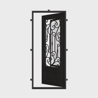 Golden Gate with Thermal Break - Single Flat by Pinky’s Iron Doors — home doors, view 6