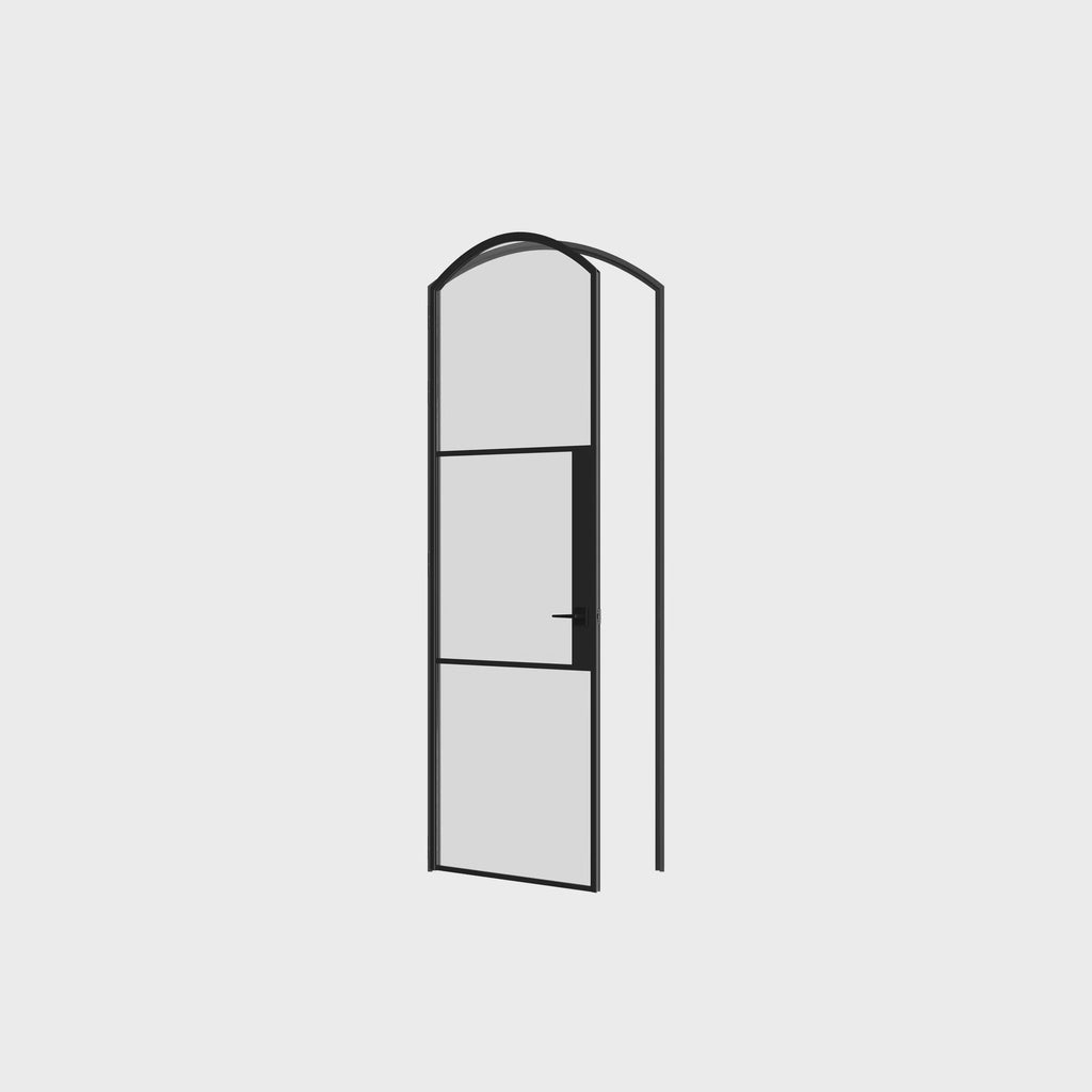 Air 4 elegant arch top steel door with strong frame construction