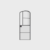 Air 4 modern Dutch door with subtle arch and strong OTTOSTUMM steel frame