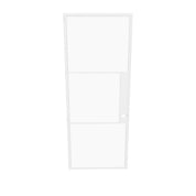 Air 4 architectural single flat door in white with durable steel build