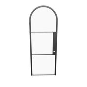 Air 4 modern full arch interior door with tempered glass and slim profile