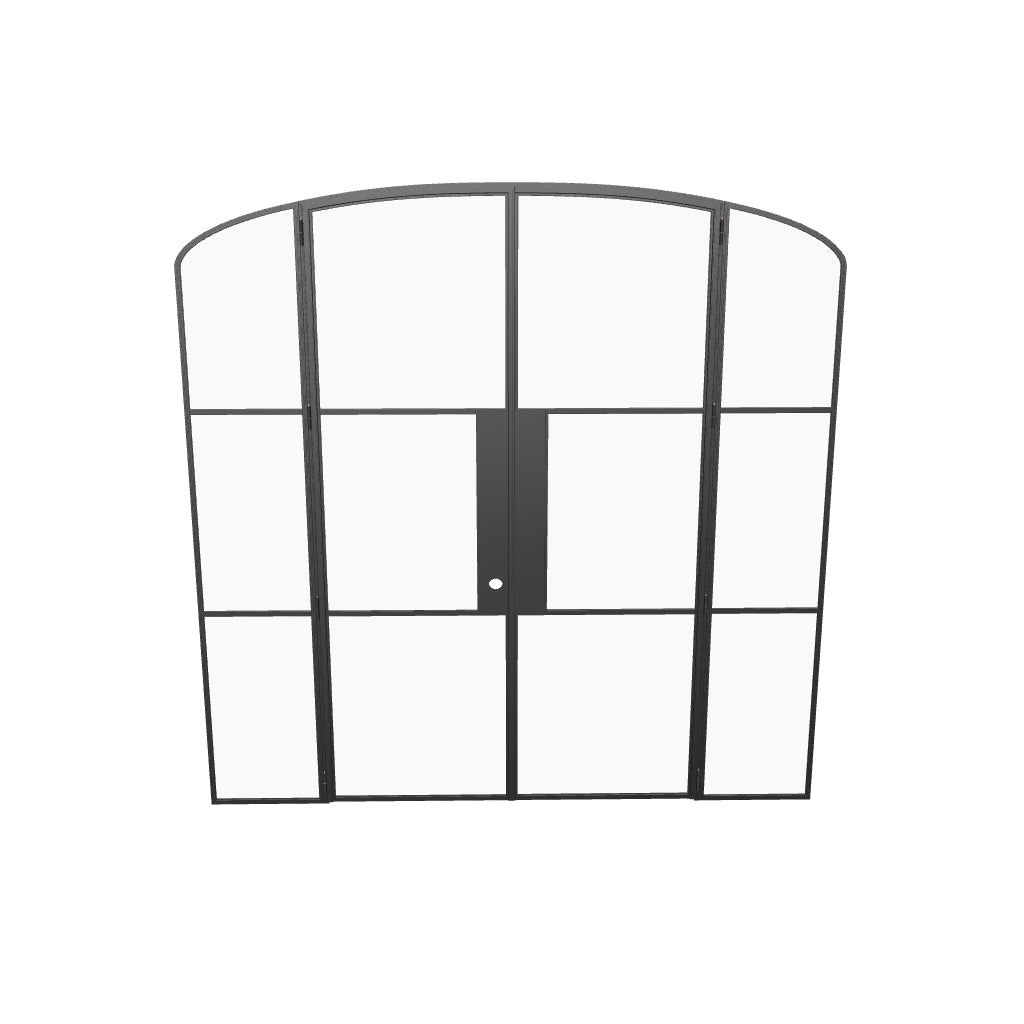 Air 4 mini arch double door configuration in durable steel frame