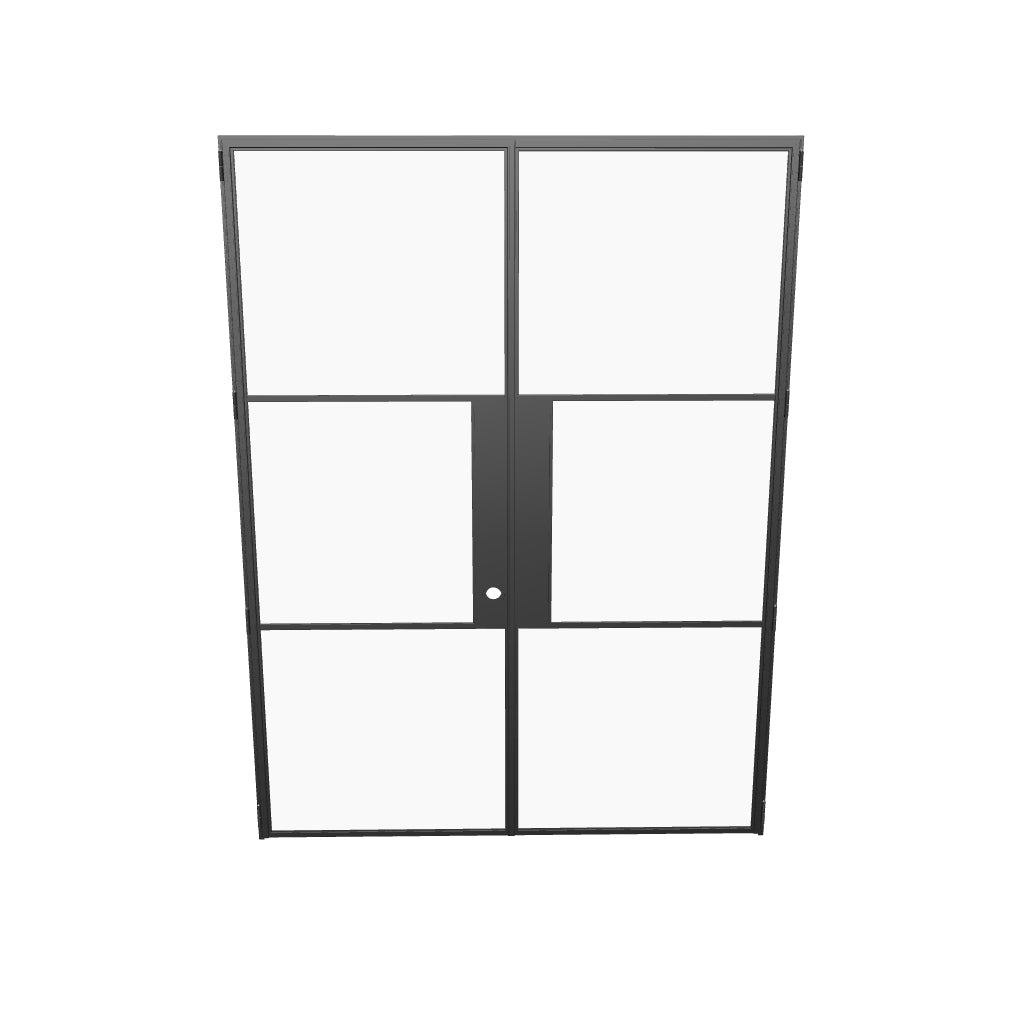 Air 4 minimalist double flat steel doors combining durability and streamlined design