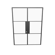 Air 4 minimalist double flat steel doors combining durability and streamlined design