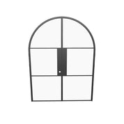 Air 4 full radius double doors with sleek steel grid and modern styling