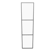 Air 4 contemporary sidelight window with slim black OTTOSTUMM steel mullions