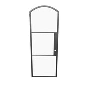 Air 4 modern single arch interior door with slim mullions