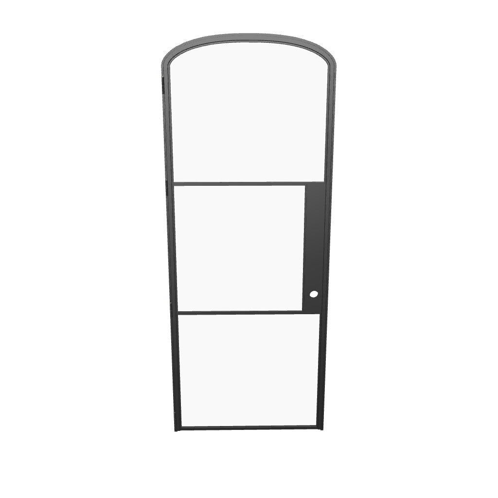 Air 4 single mini arch prehung door with strong OTTOSTUMM steel structure