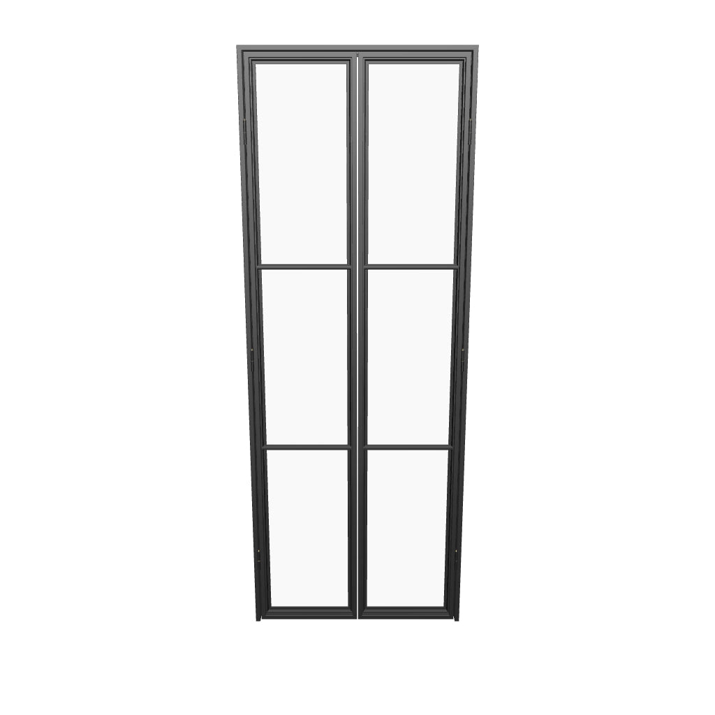 Air 4 pantry double flat doors in durable steel construction