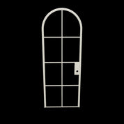 single full arch steel door 3d render