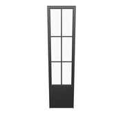 Air 5 pantry single flat steel door with kickplate close frame and plate