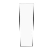 Fixed interior steel side window with slim sightlines