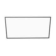 Flat top glass steel window insert with slim profile, solid steel construction and architectural lines
