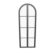 Air Pantry double full arch architectural steel pantry doors with elegant arch styling