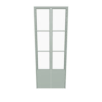 Air Pantry with Kickplate - Double Flat in Montecito Mint