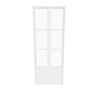 Air Pantry with Kickplate - Double Flat in White