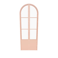 Air Pantry with Kickplate - Double Full Arch in Sunset Pink