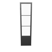 Air Pantry single flat glass pantry door with kickplate for modern kitchens