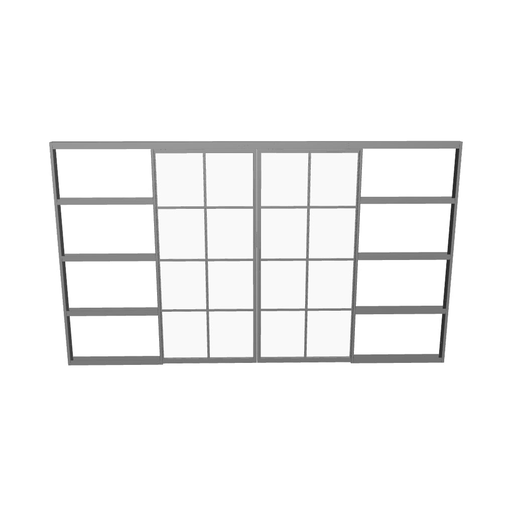 Air 5 interior pocket top track slider double flat, solid steel build with modular installation