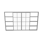 Air 5 interior pocket top track slider double flat, solid steel build with modular installation