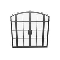 Air 5 with Thermal Break and Side Windows - Double Arch | Standard Sizes by Pinky’s Iron Doors — home doors, view 7