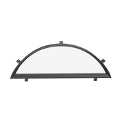 Air steel full arch transom window with slim steel frame