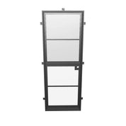 Air 4 Dutch single flat architectural steel door with minimalist profiles