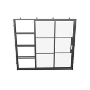 architectural cold-rolled steel pocket sliding door