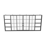 Air 5 exterior double pocket sliding steel door architectural style