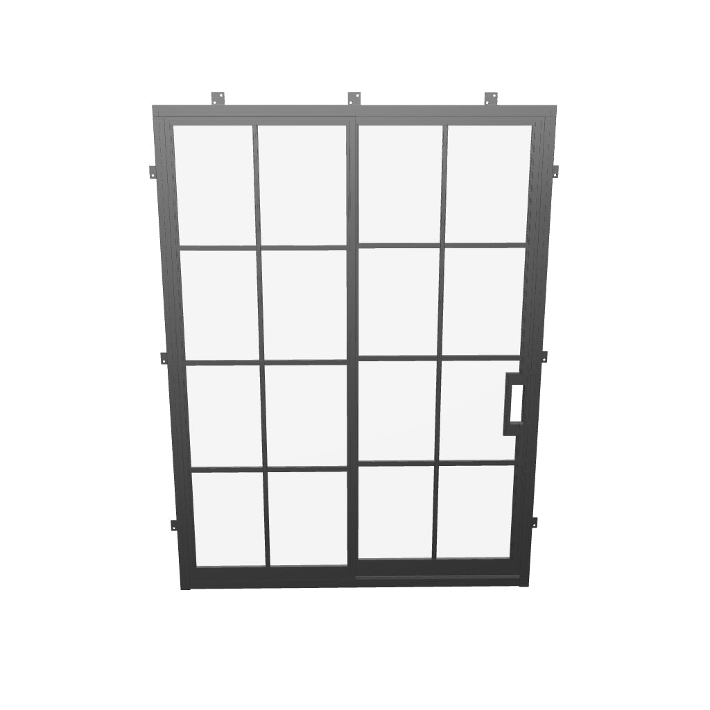 Air 5 exterior sliding steel door modern cold-rolled steel construction