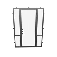Air Grand with Side Windows - Single Flat | Standard Sizes by Pinky’s Iron Doors — home doors, view 7
