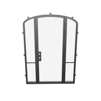 Air Grand with Side Windows - Single Mini Arch by Pinky’s Iron Doors — home doors, view 7