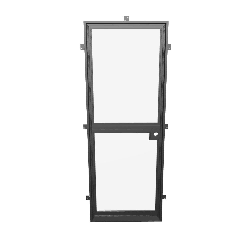 Exterior Dutch steel door designed for energy-efficient envelopes.