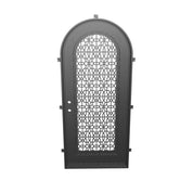 DNA’ Door full arch top door with thermal break in matte black color.