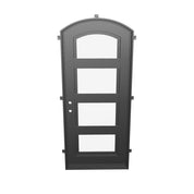 Knox swinging door in bronze finish for cold weather.