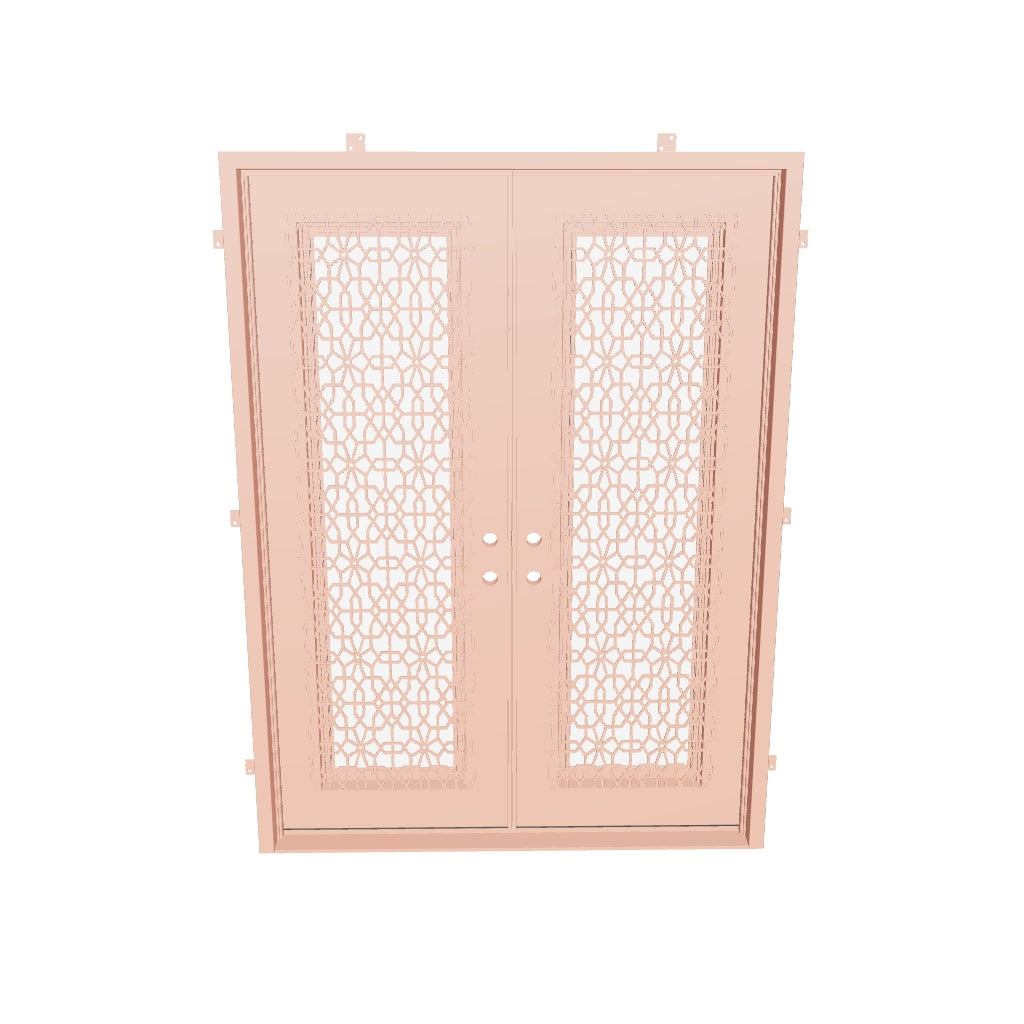 Decorative watercube textured architectural glass sample for steel doors and windows