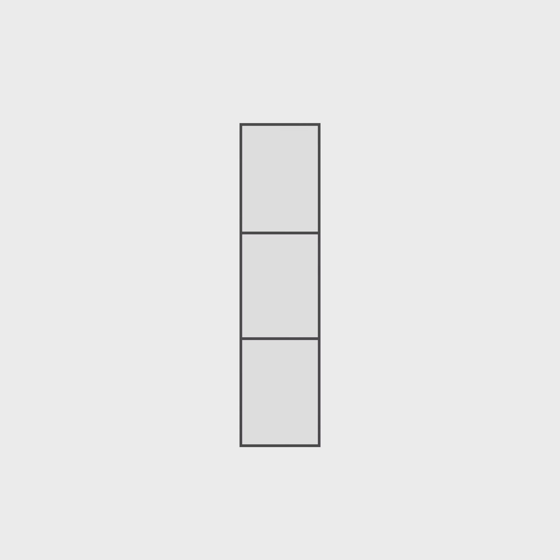 Air 4 tall side window insert in strong steel frame system