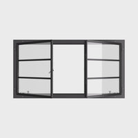 Air Window 0V 2H - Double Casement Landscape | Standard Sizes