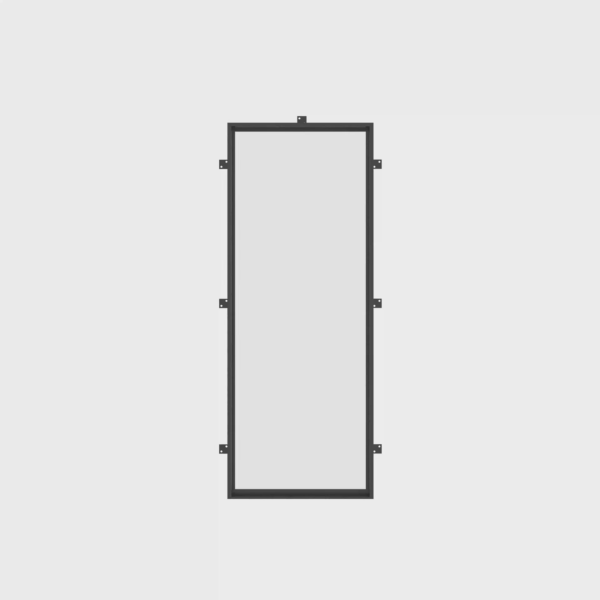 Exterior steel side window complementing NFRC-rated door assemblies.