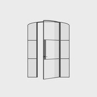 Air 4 Interior with Side Windows - Single Mini Arch | Standard Sizes